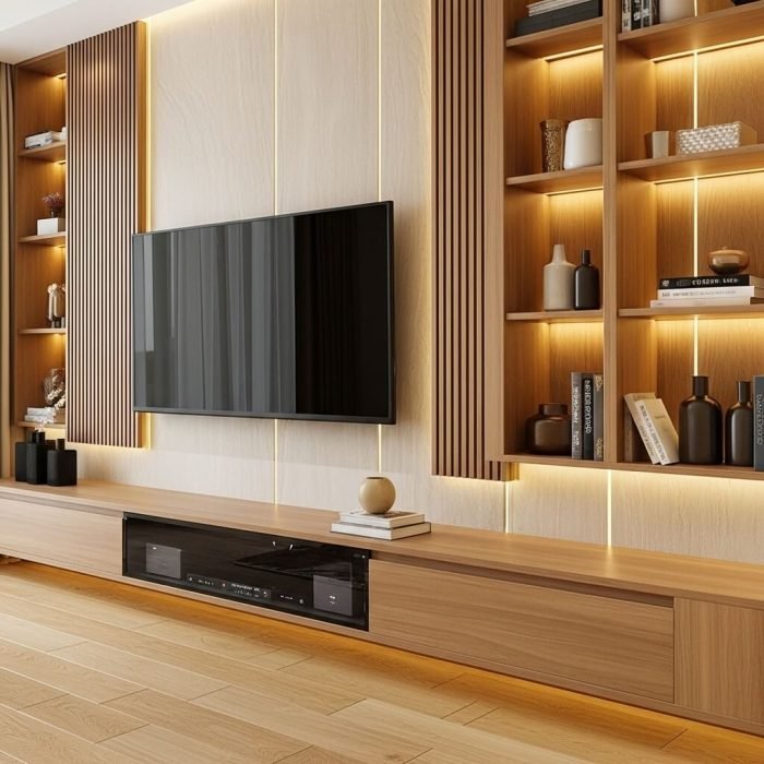 Modern TV Wall Unit In Dubai 2026 (4)