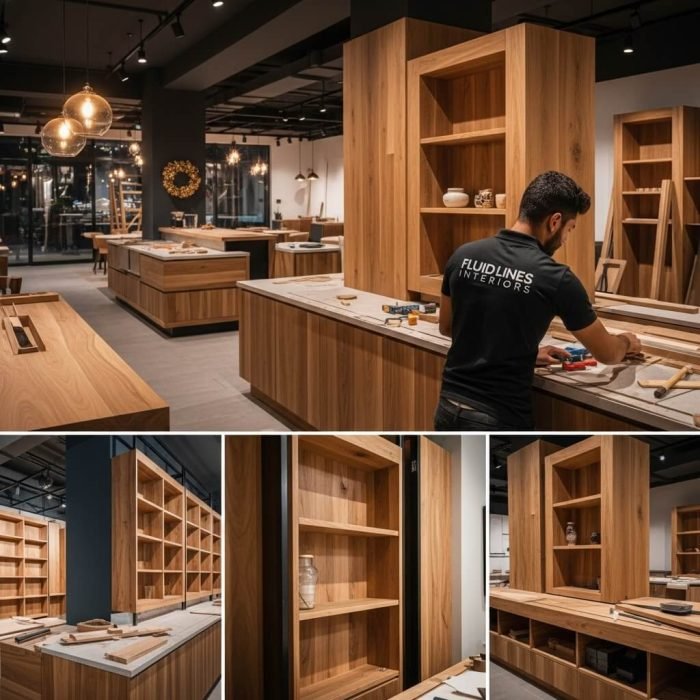 Restaurant Outlet Carpentry Work In Dubai